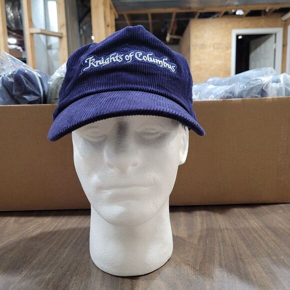 OTTO Other - Vintage Knights Of Columbus Hat Mens Strapback Blue Corduroy Dad Cap 90s Otto